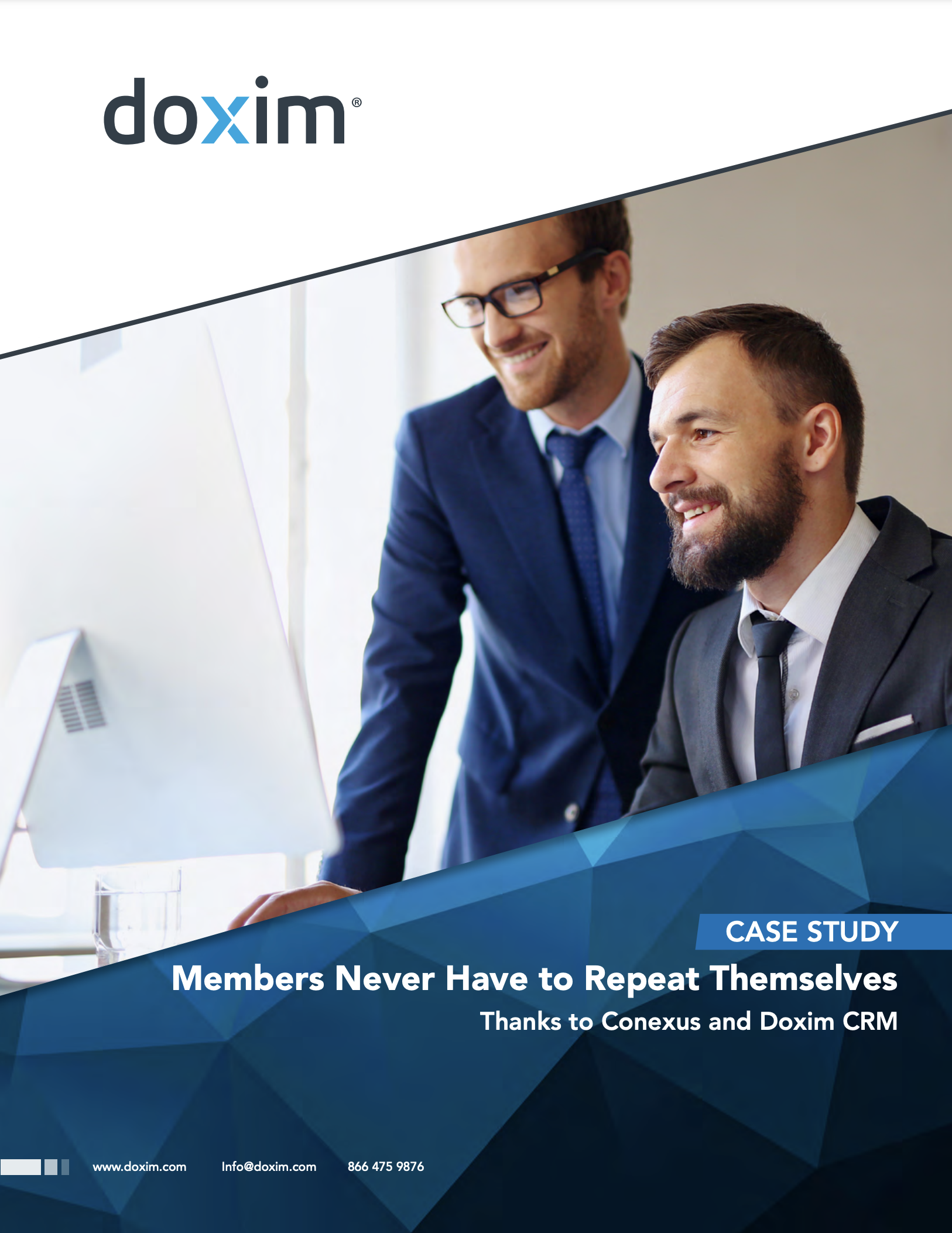 case study: Members Never Have to Repeat Themselves Thanks to Conexus and Doxim CRM