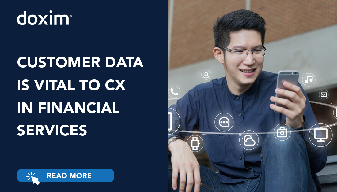 Customer Data is vital to CX in financial services