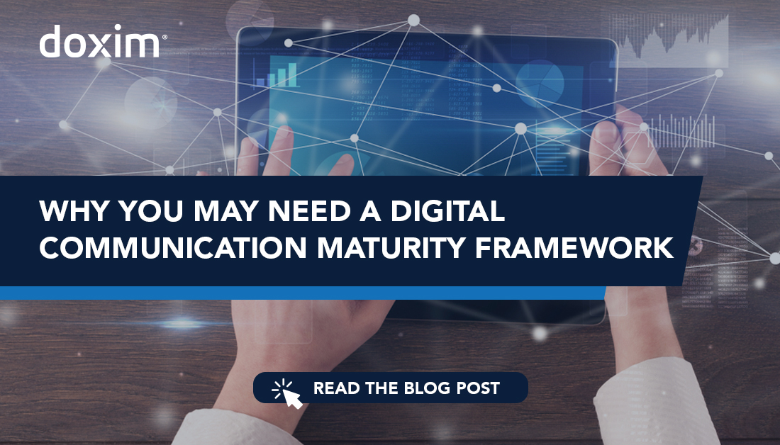 why you may need a digital communication maturity framework blog post