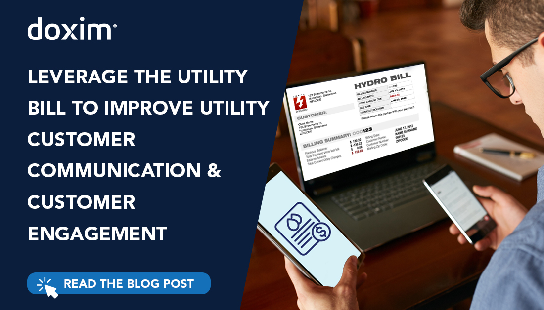 Leverage the Utility Bill to Improve Utility Customer Communication & Customer Engagement
