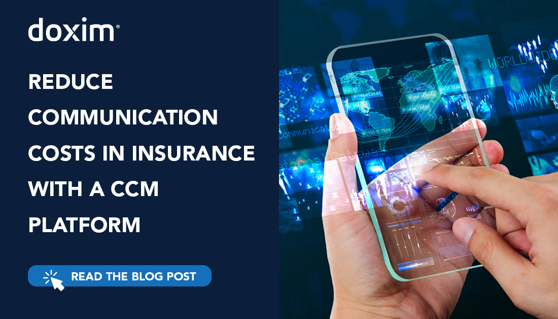 Reduce Communication Costs in Insurance with a CCM Platform