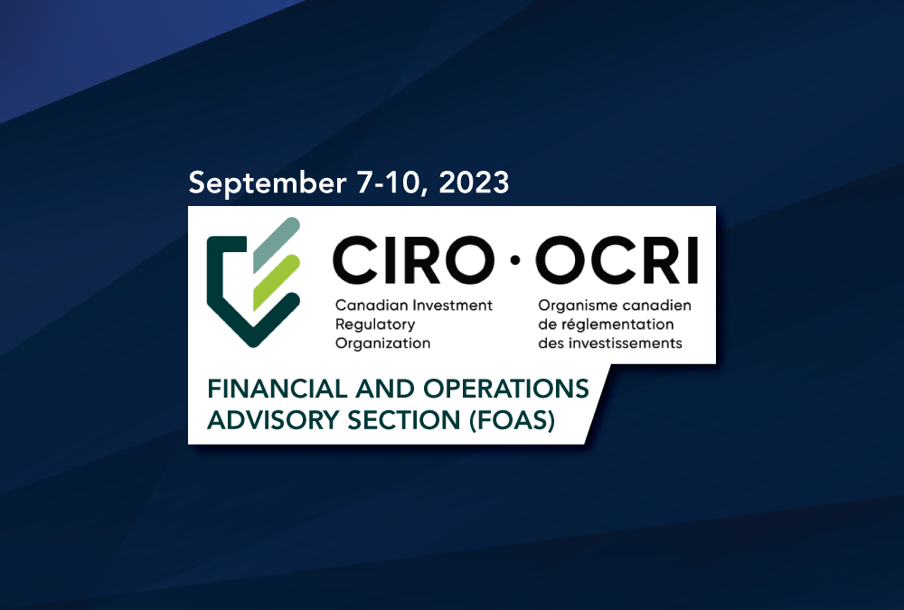 Financial and Operations Advisory Section Conference 2023